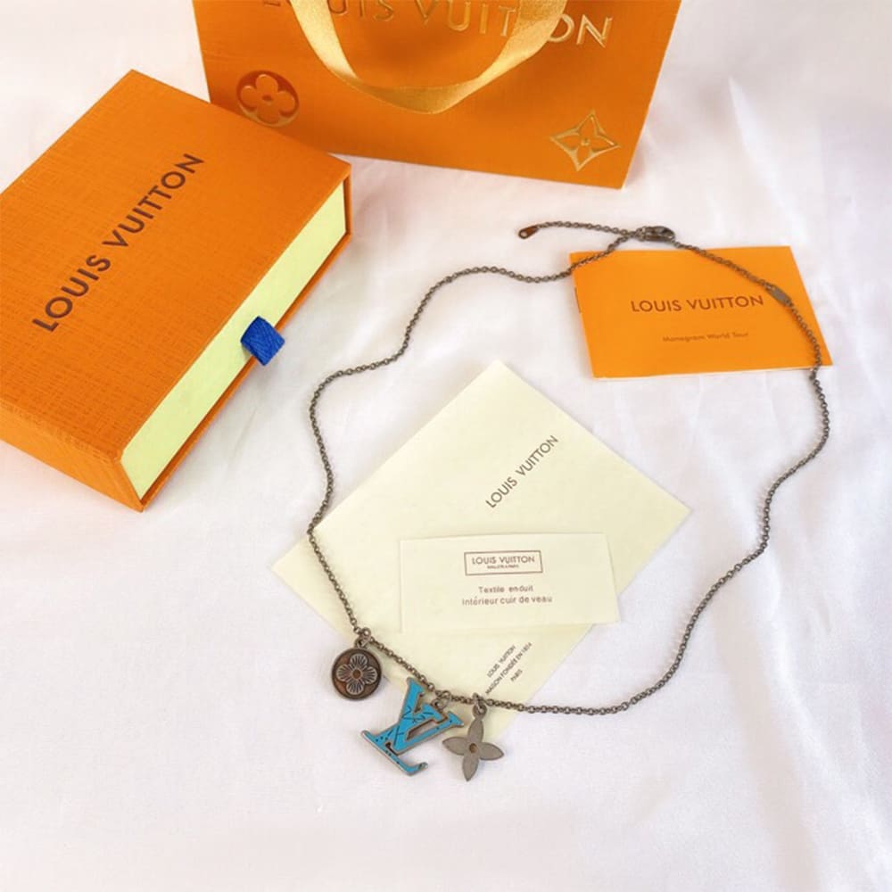 LV Turquoise Necklace
