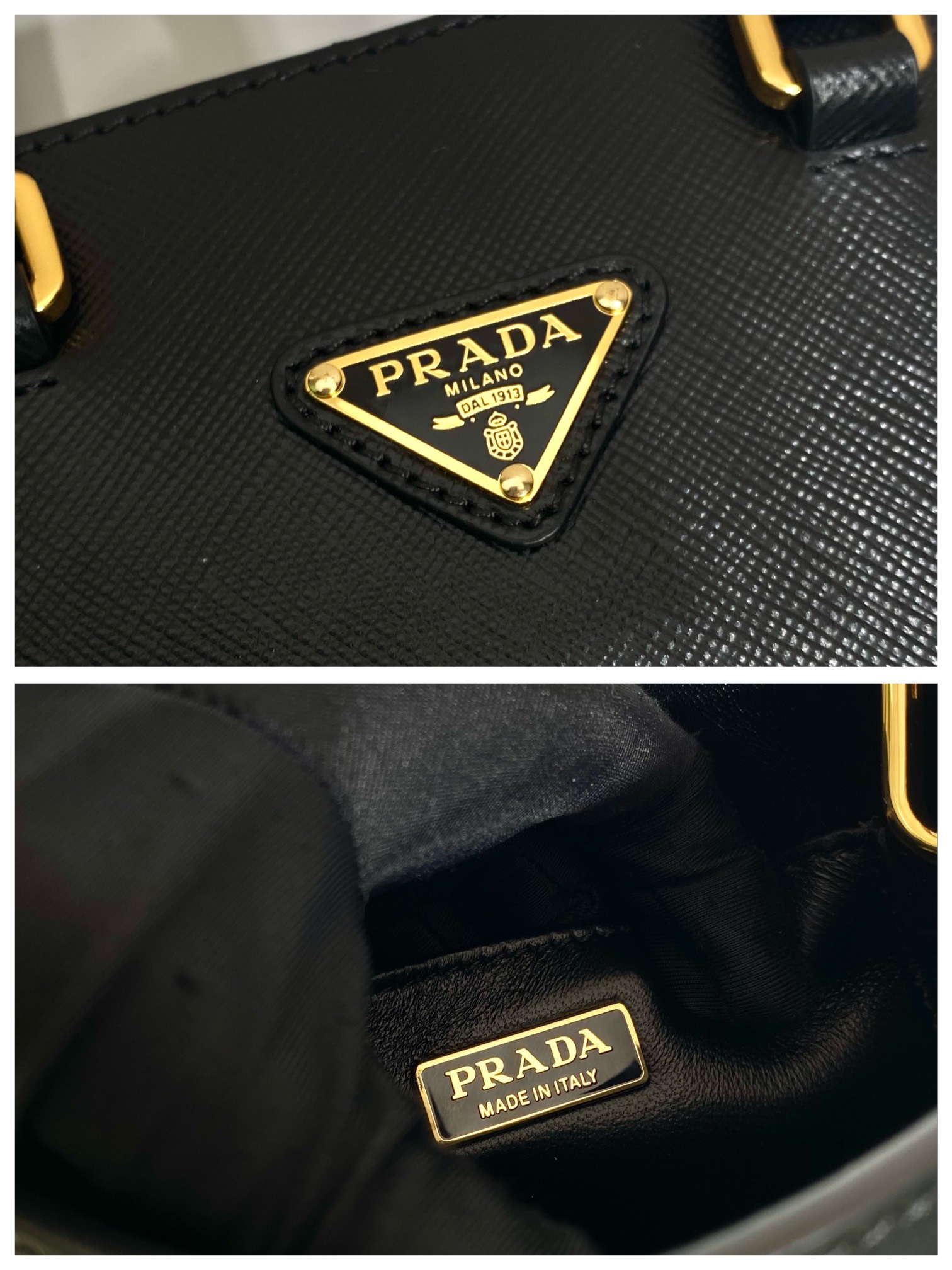 Pra*a saffian tote1ba333-17*19*6cm