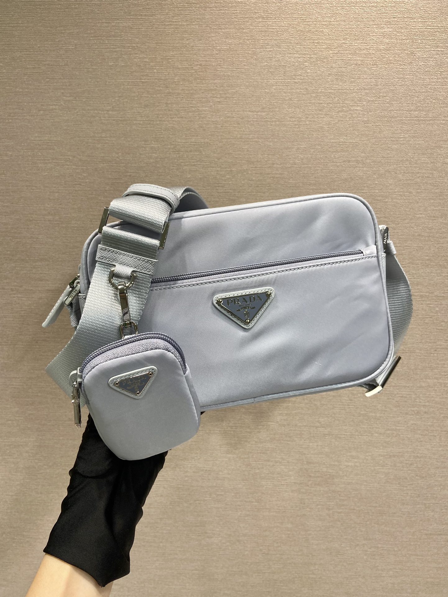 Pra*a 1bc167 crossbody bag -23*15*7cm