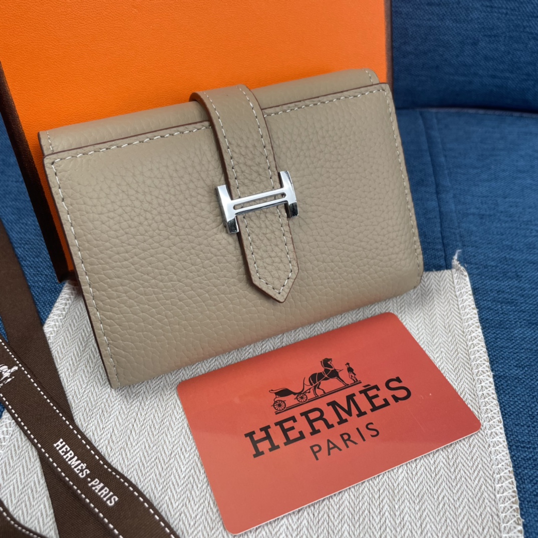 H**mes constance togo leather-10*12cm