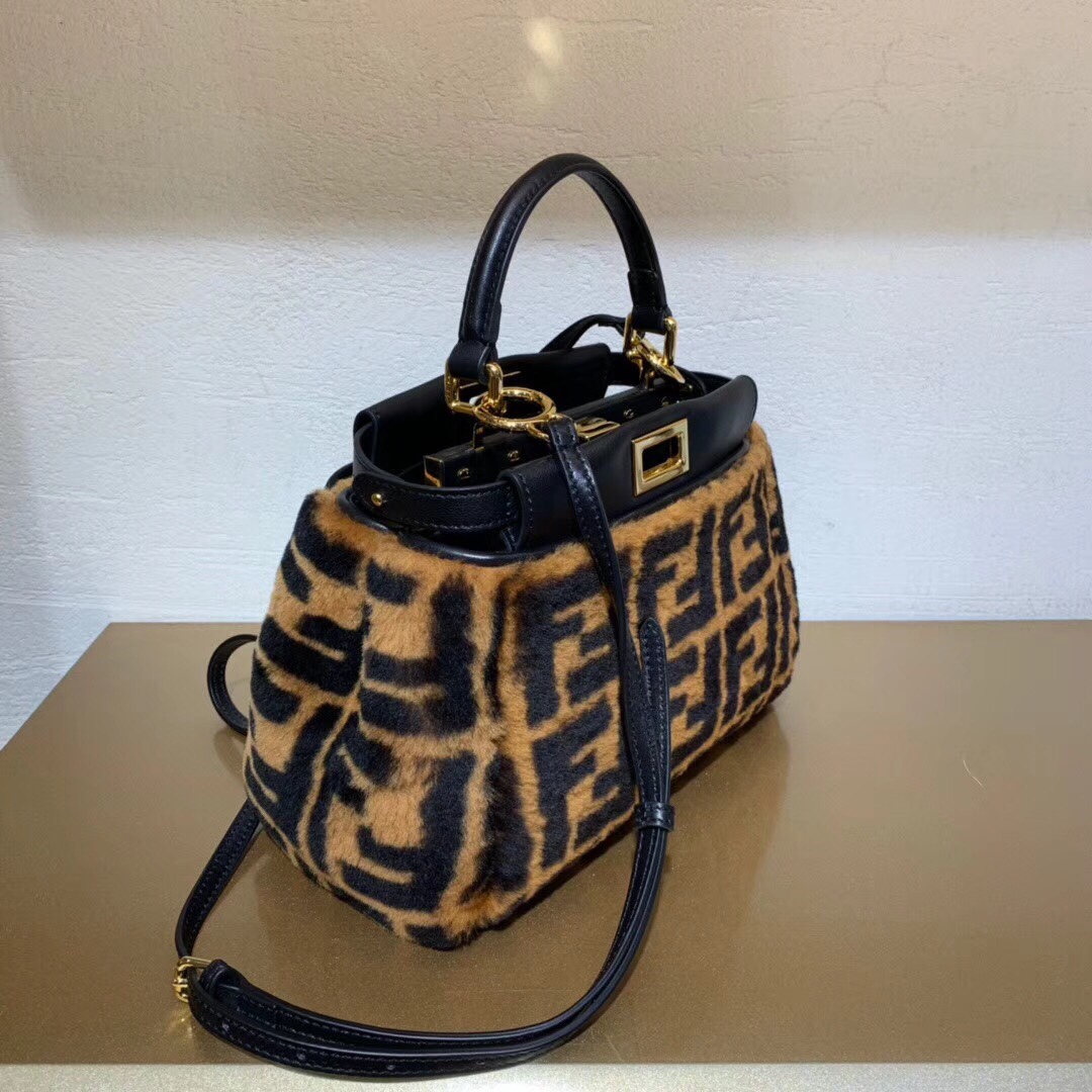 F**di peekaboo handbags-27cm