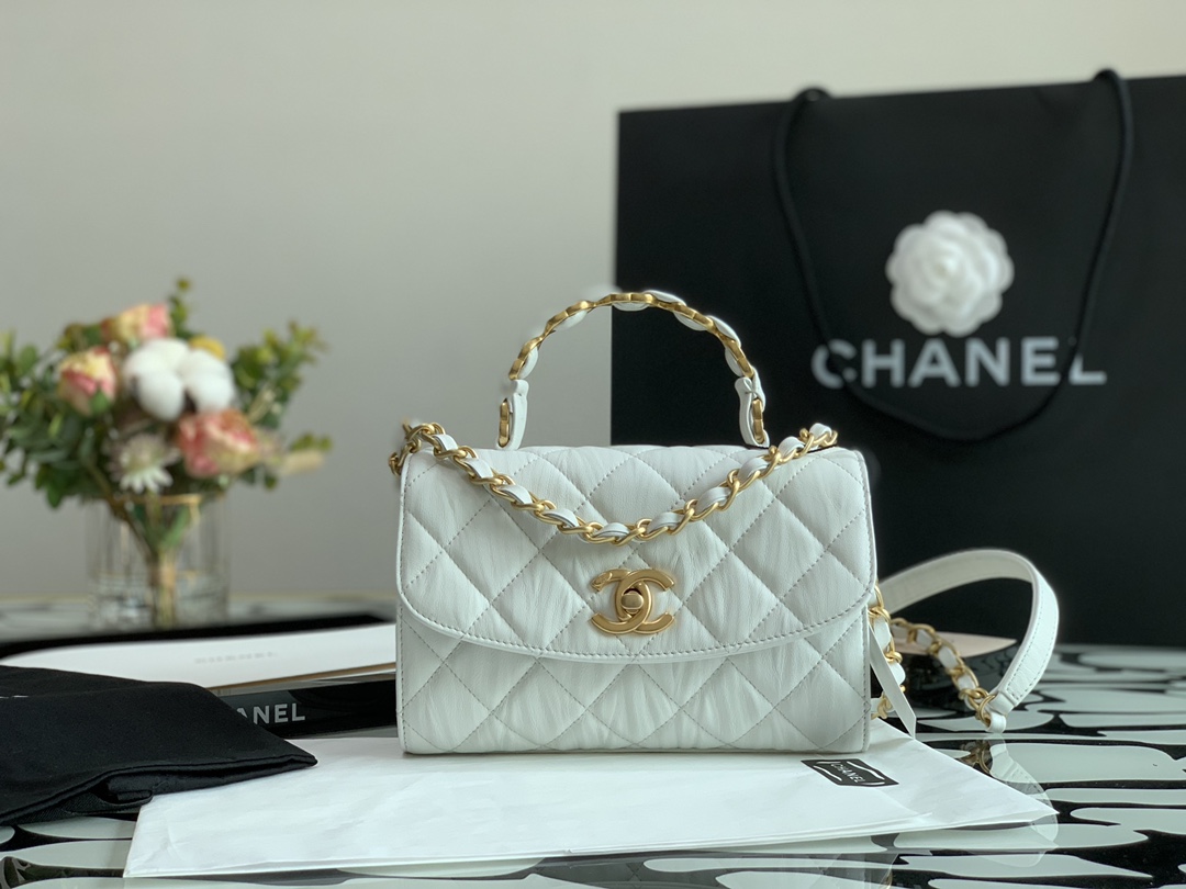Ch@nel Flap Bag-20*13*9CM