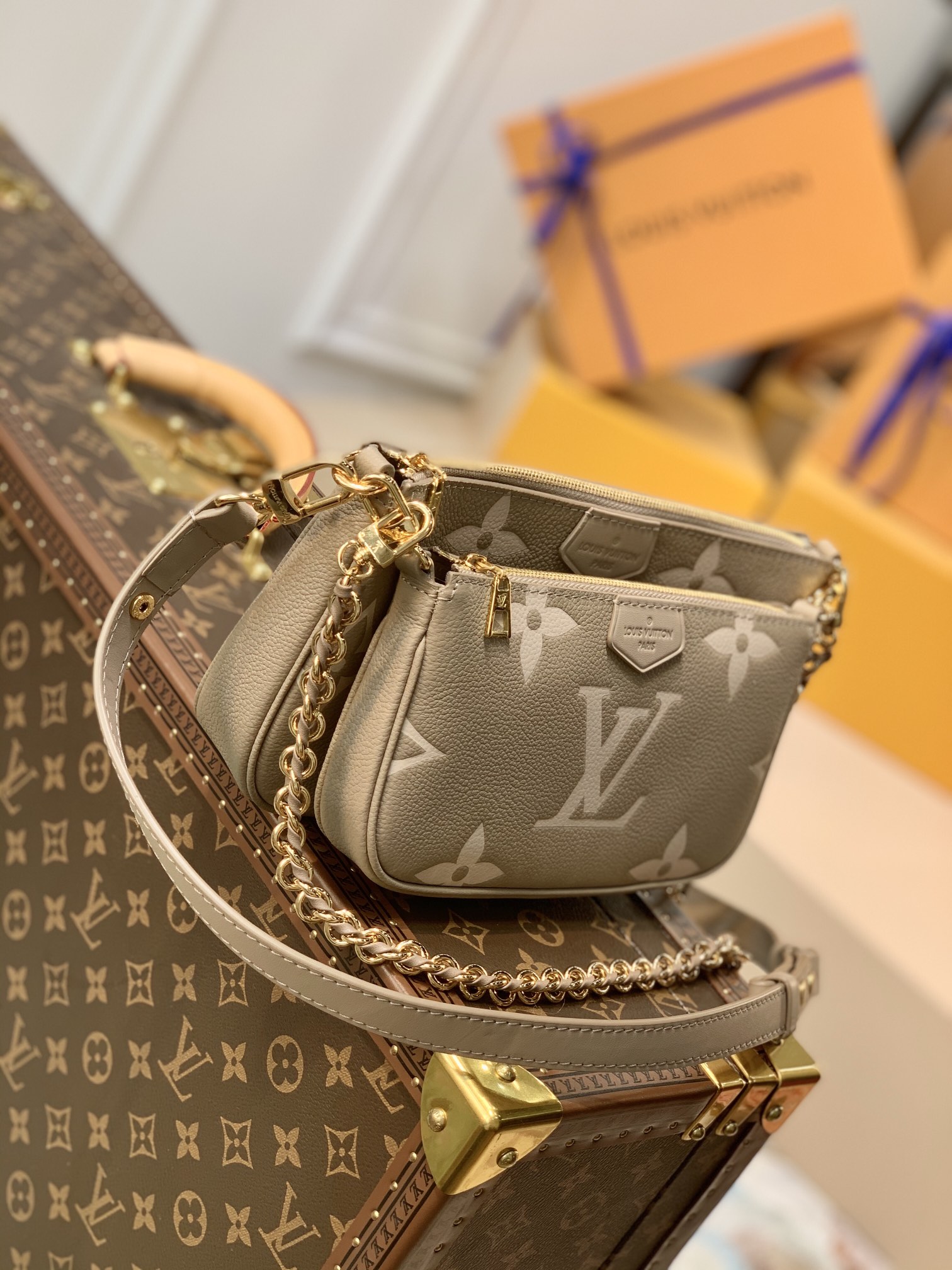 l0*is V*t0n multi pochette accessories-24 x 13.5 x 4cm