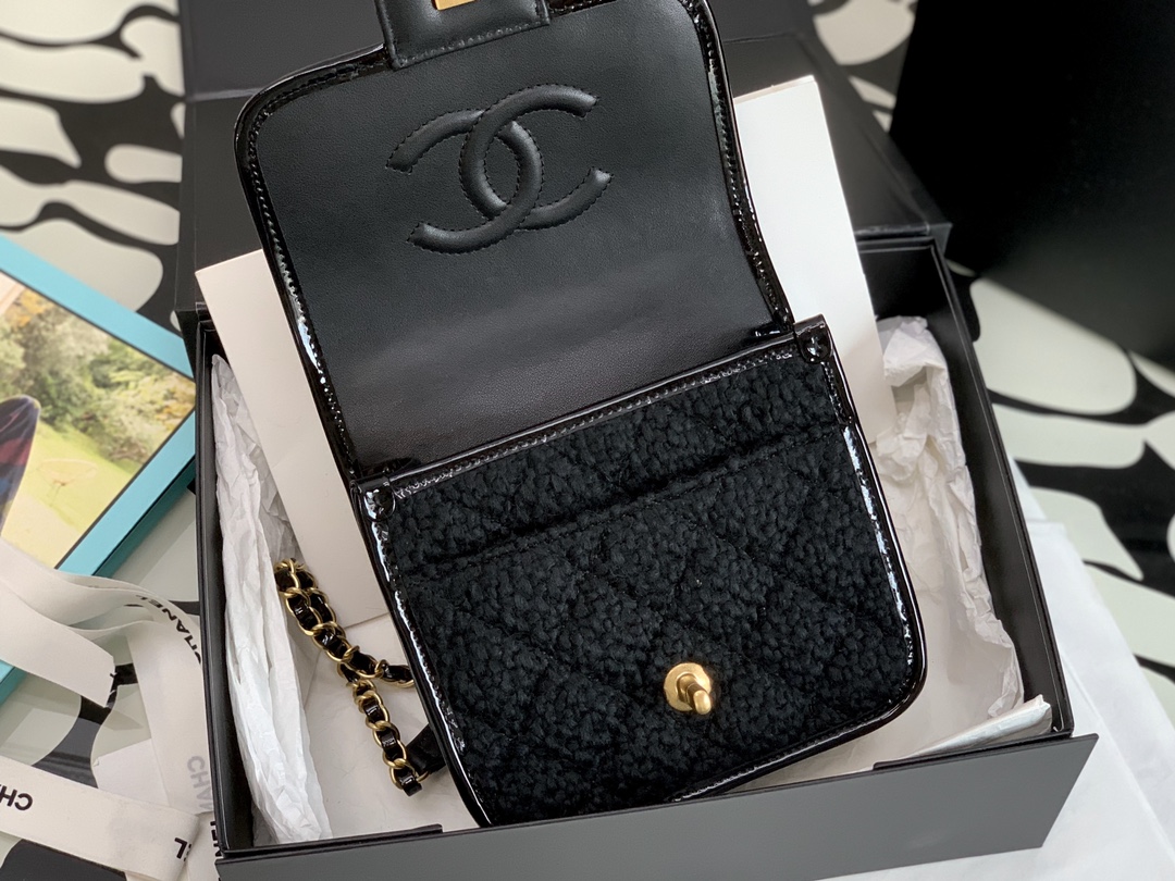 Ch@nel Flap Bag-17*20.5*6CM