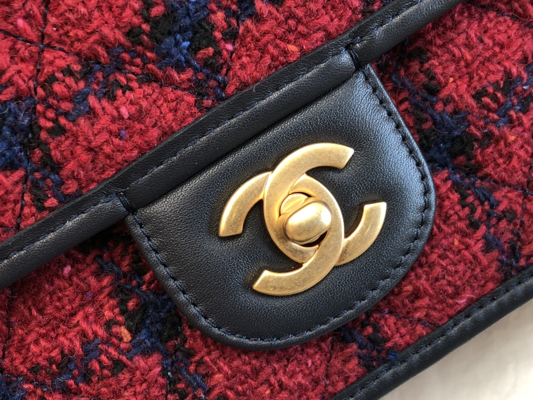 Ch@nel Flap Bag-17*20.5*6CM