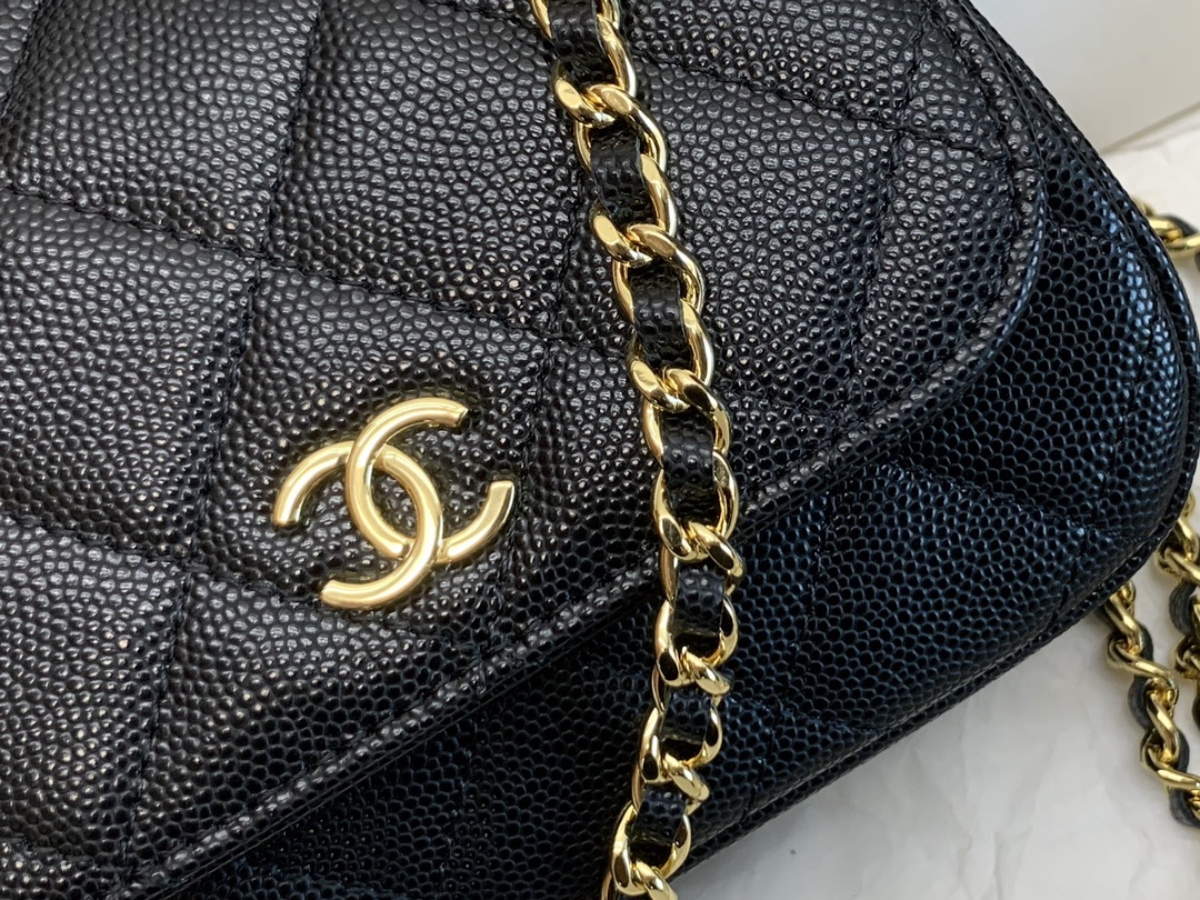 Ch@nel Flap Bag-12.5*14*6CM