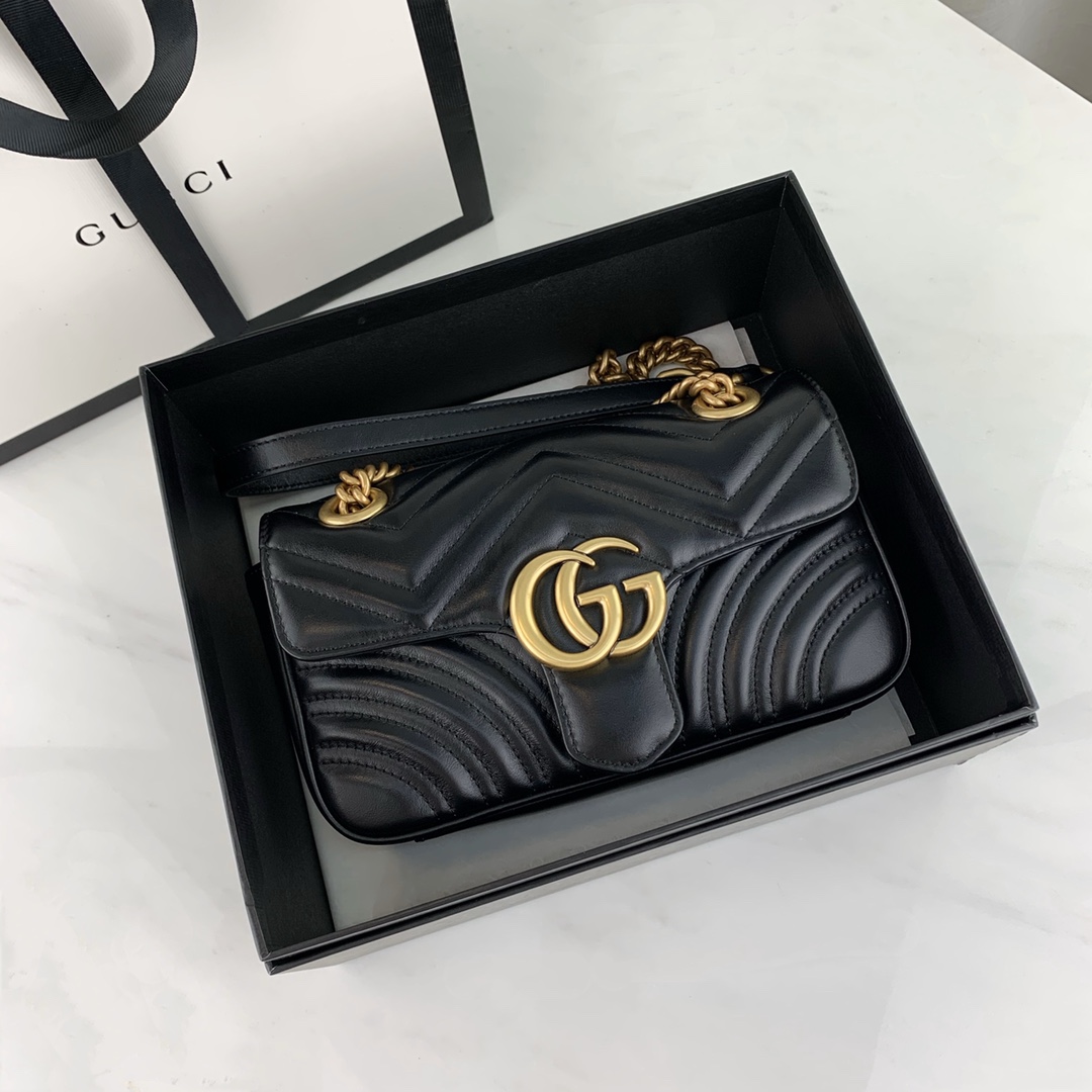 G*u*i marmont bag-14*23*6cm
