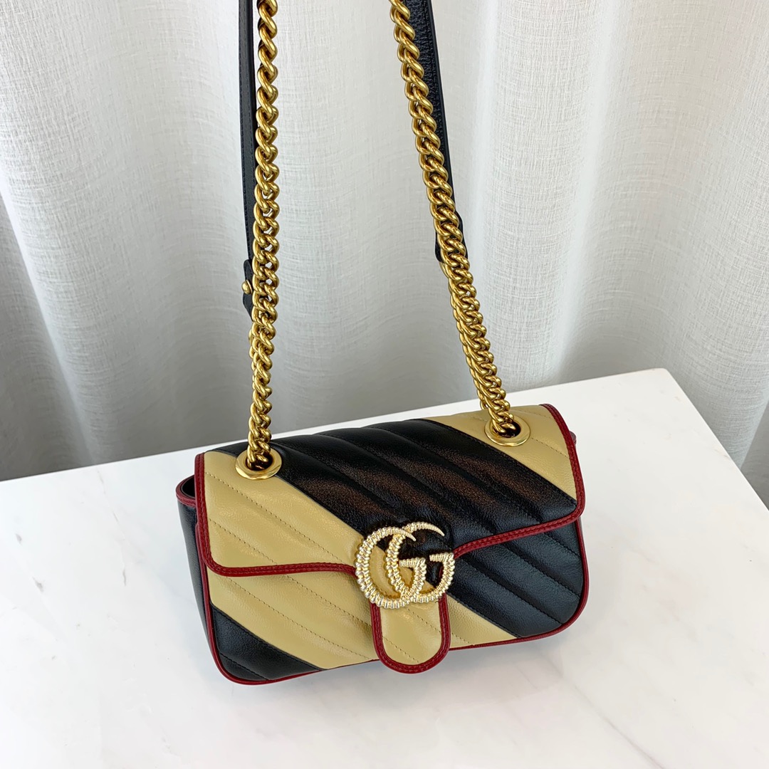 G*u*i marmont bag-14*23*6cm