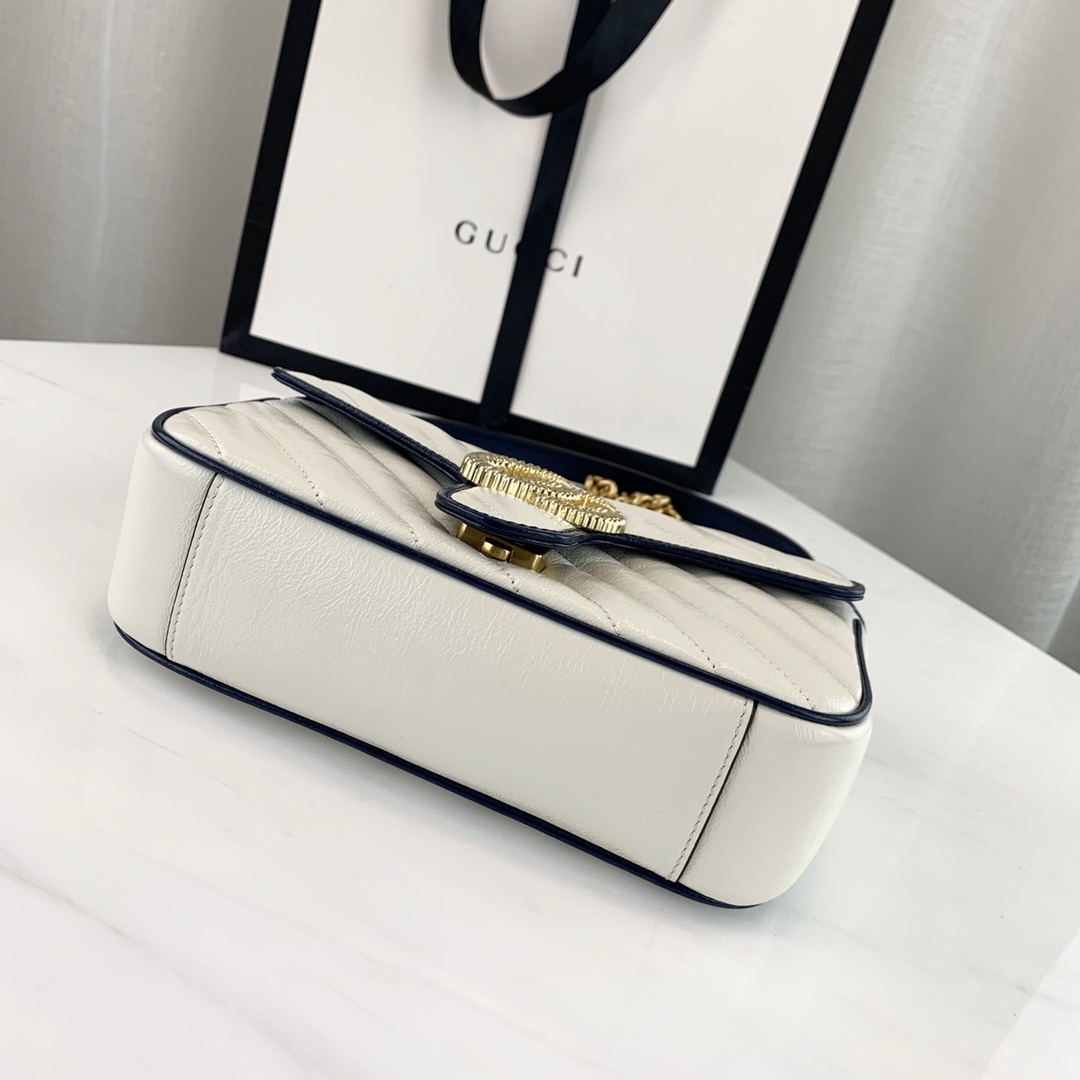 G*u*i marmont bag-14*23*6cm