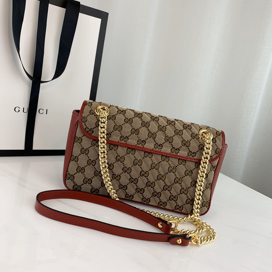 G*u*i marmont bag-26*15*7cm
