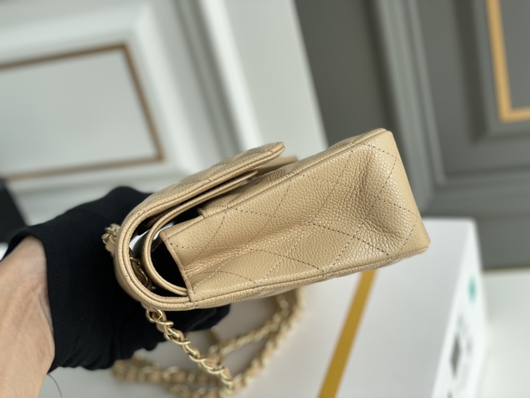 Ch@nel Flap Bag-Caviar Leather-25CM