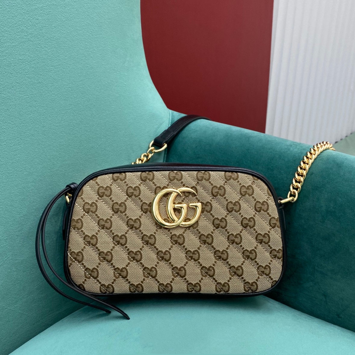 G*u*i marmont bag-24*7*12cm