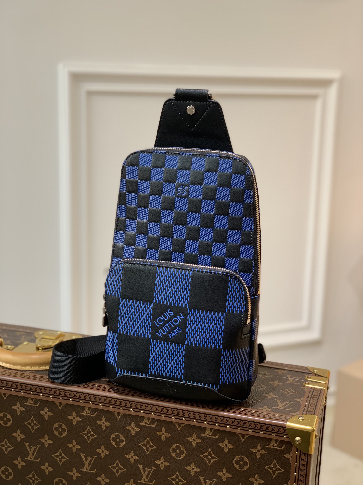 l0*is V*t0n damier graphite avenue bag-20 *31 x*10cm