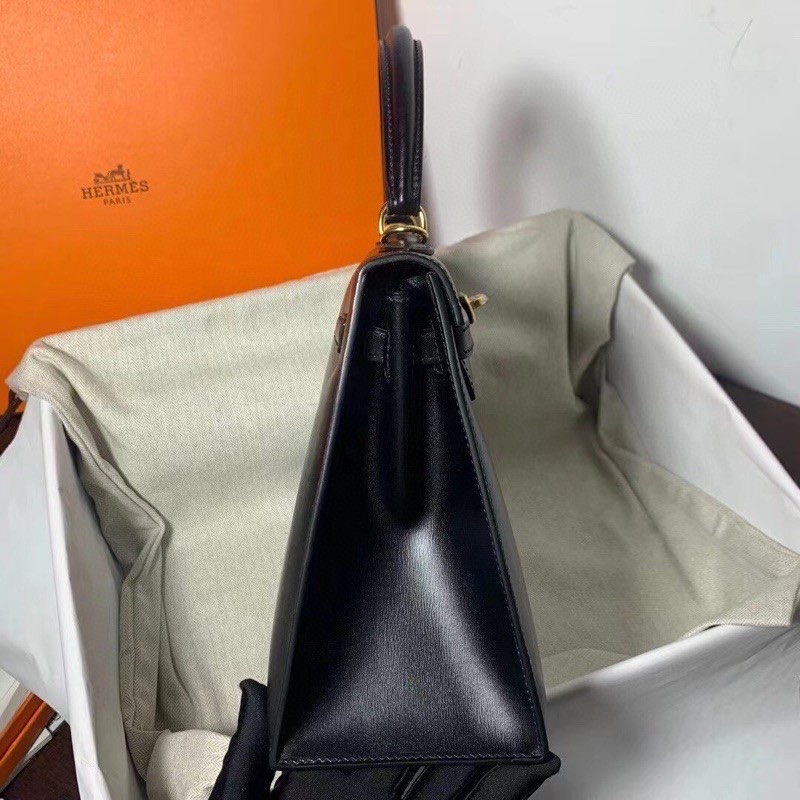 H**mes kelly 25cm-box leather