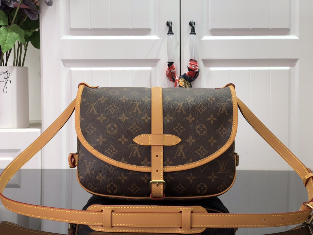 l0*is V*t0n saumur bag-m40710 -28x11x20cm