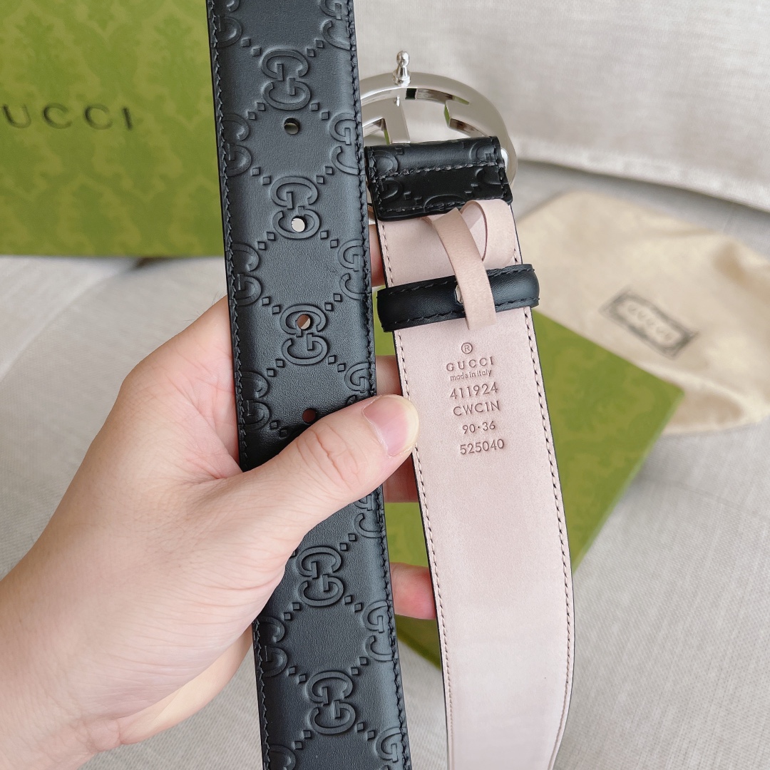 G*u*i belt-4cm