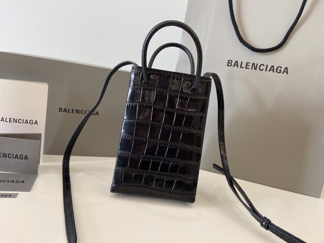 Ba*len*cia*ga mini tote-18*4.5*12cm