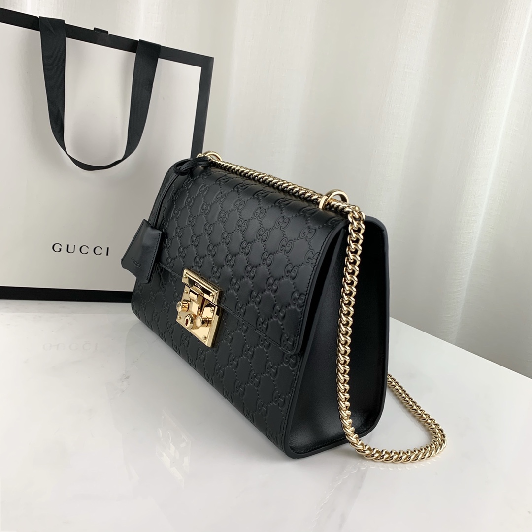 G*u*i padlock bag-30x19x9cm