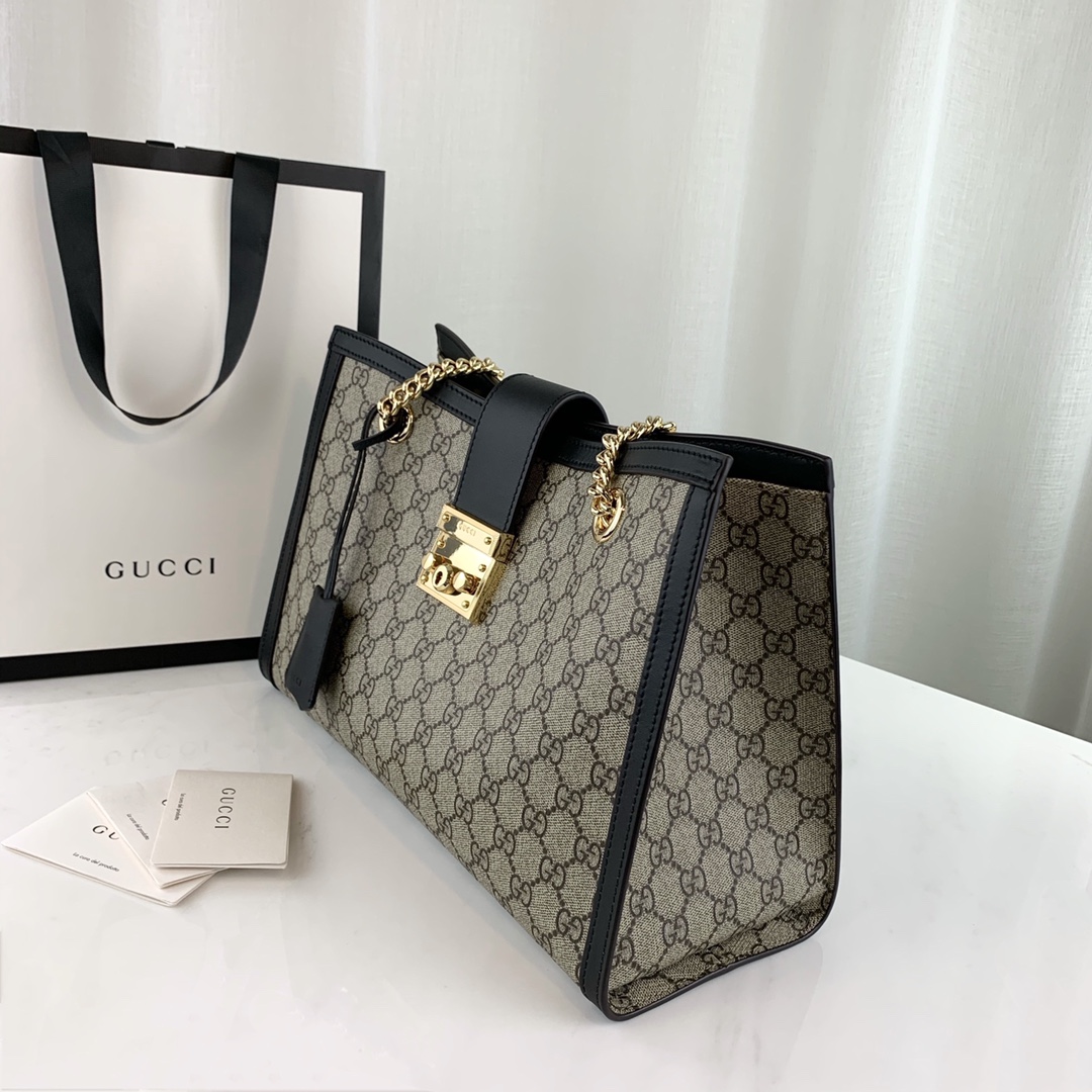 G*u*i padlock bag-35x23x14cm