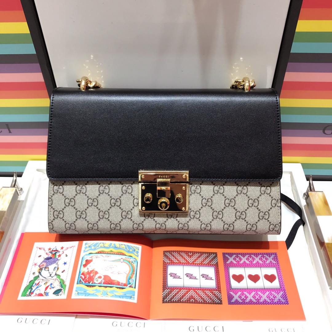 G*u*i padlock bag-30*19*10cm