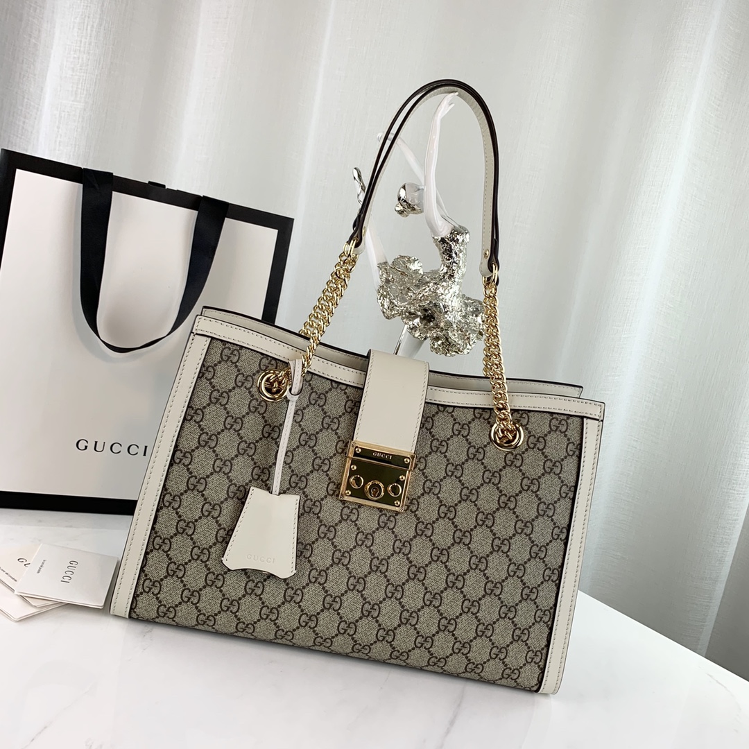 G*u*i padlock bag-35x23x14cm