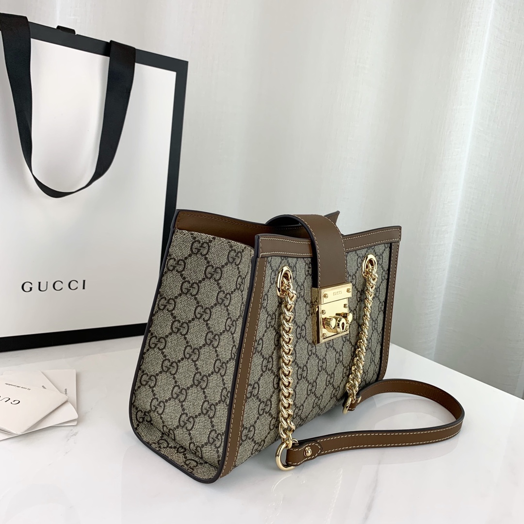 G*u*i padlock bag-26*18*10cm