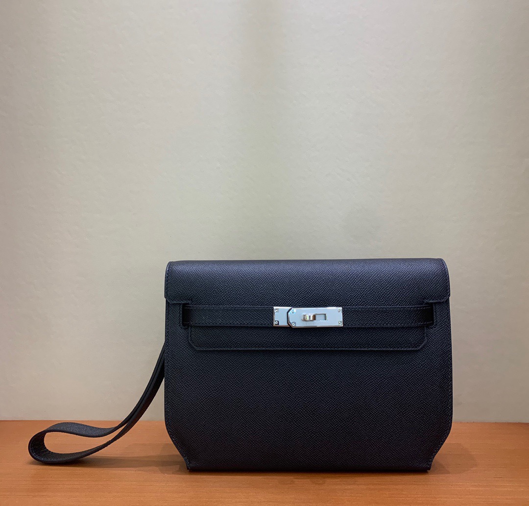 H**me5 Epsom Kelly Depeches 25 Pouch-29CM