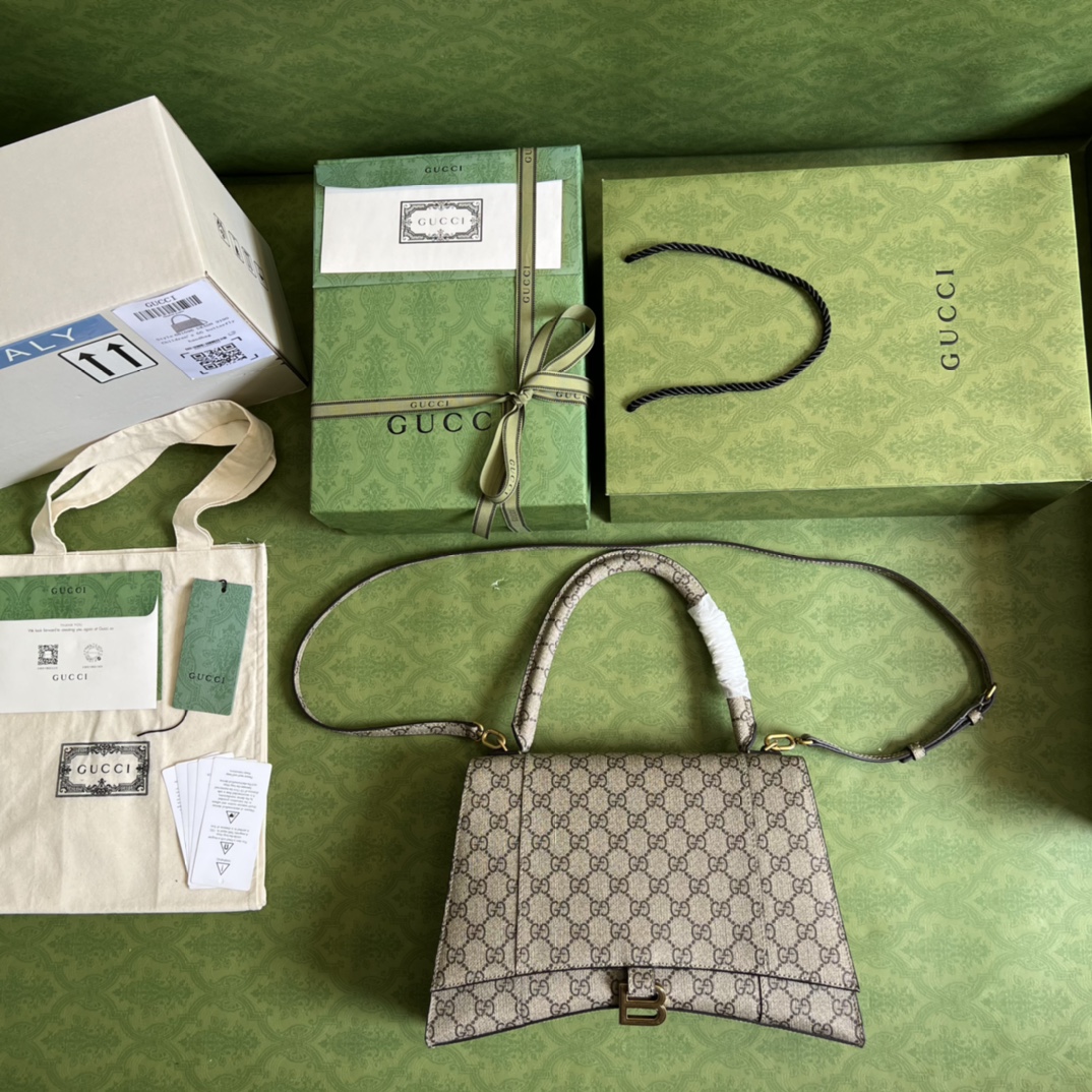 G*u*i&ba*len*cia*ga hourglass bag-39*24.5*11cm