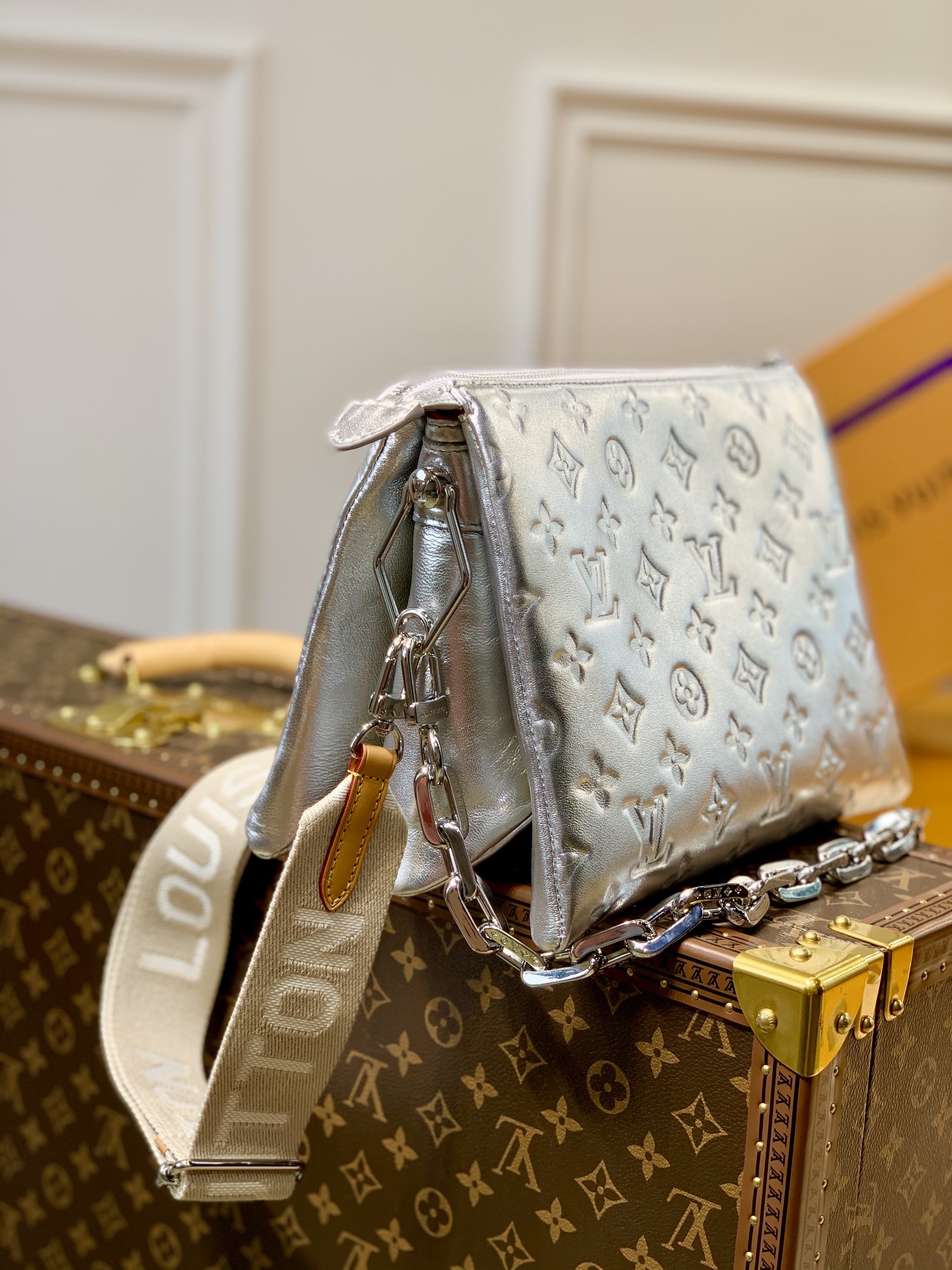 l0*is V*t0n coussin handbags-29.5×13.5×21cm