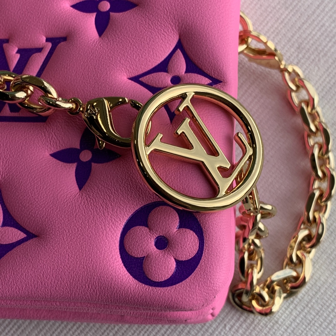 l0*is V*t0n pochette coussin chain bag-20*14*8cm