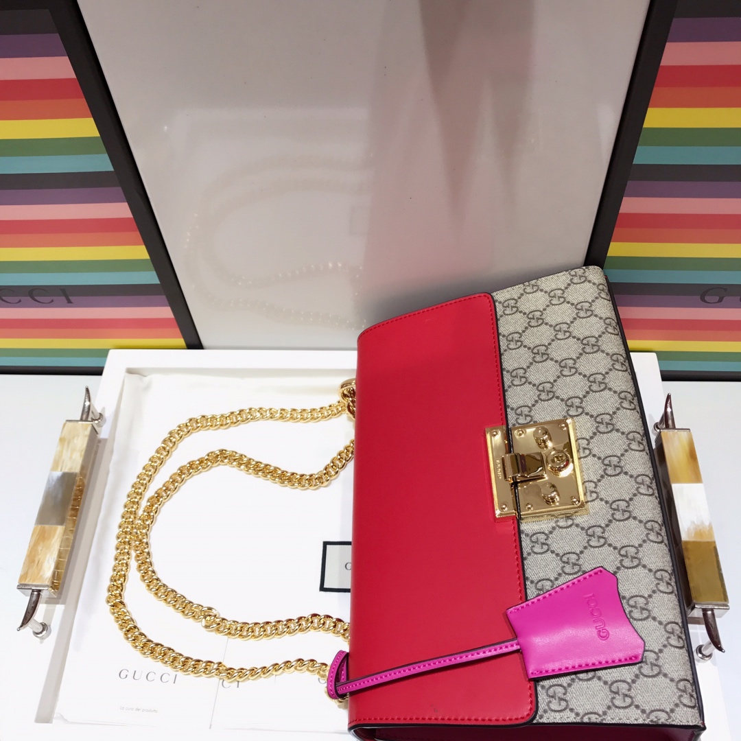 G*u*i padlock bag-30*19*10cm