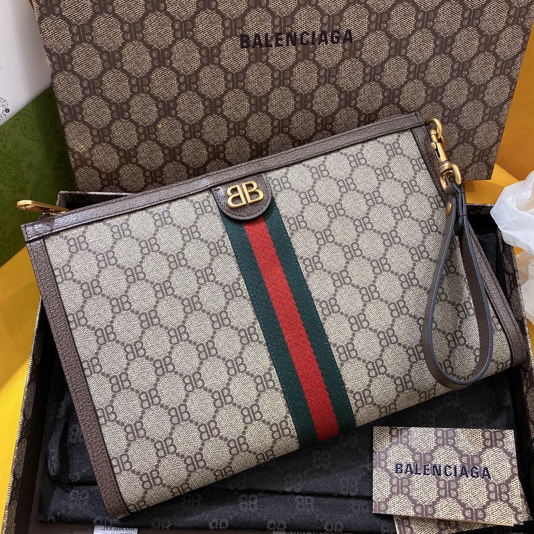 G*u*i&ba*len*cia*ga pouch-30x20x3.5cm