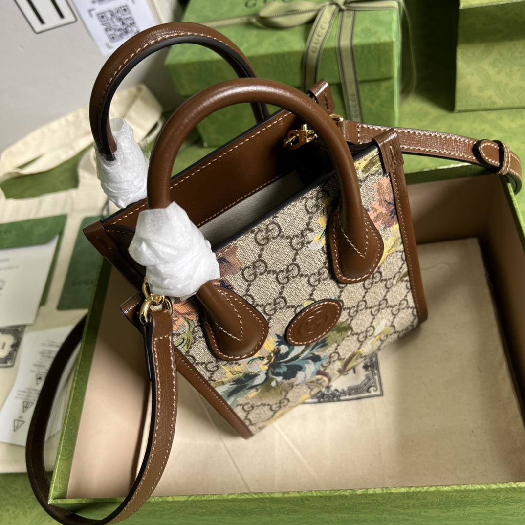 G*u*i gg retro mini tote-16*20*7cm