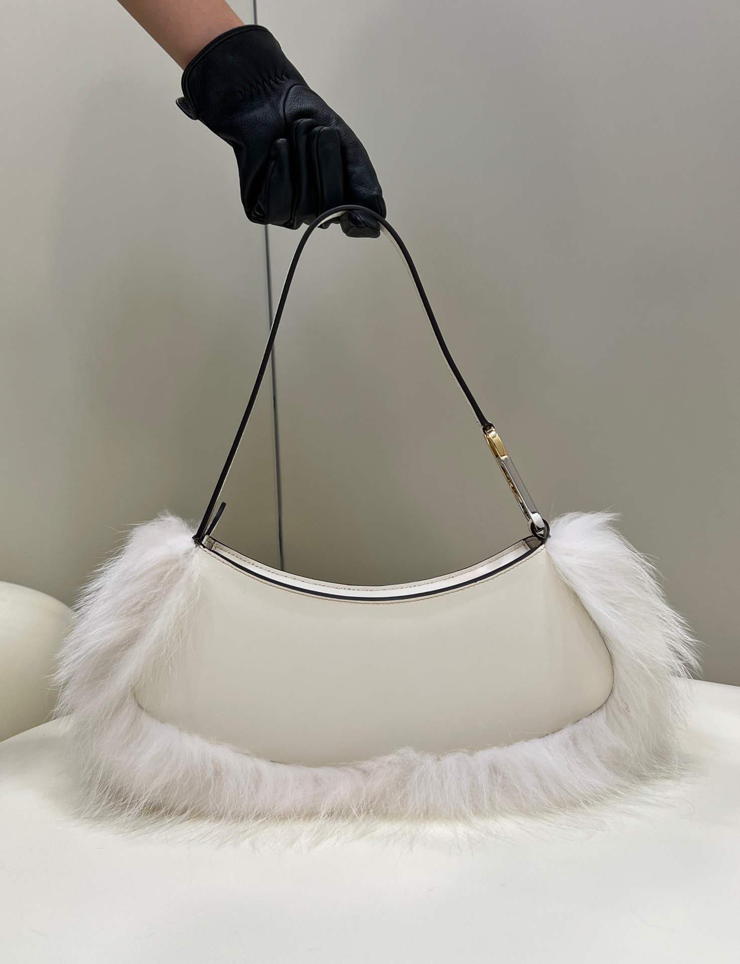F**di o-lock clutch bags-32*11*5cm