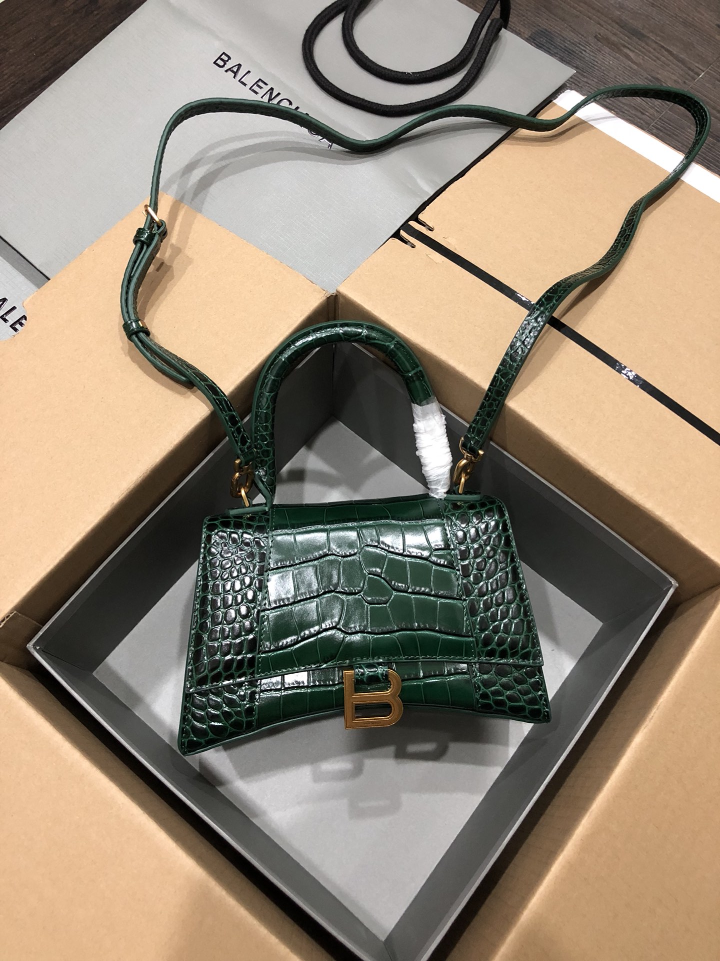 Ba*len*cia*ga hourglass bag-23x10x24cm