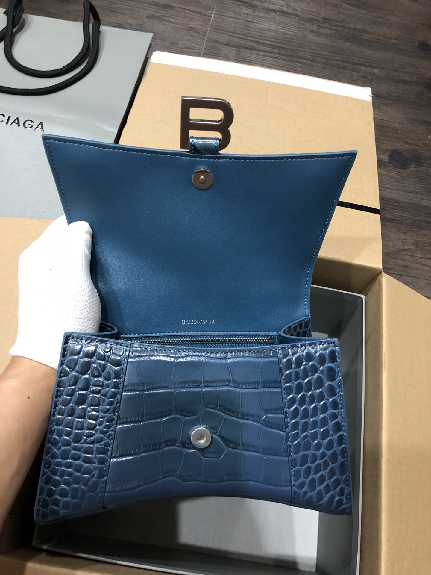 Ba*len*cia*ga hourglass bag-23x10x24cm