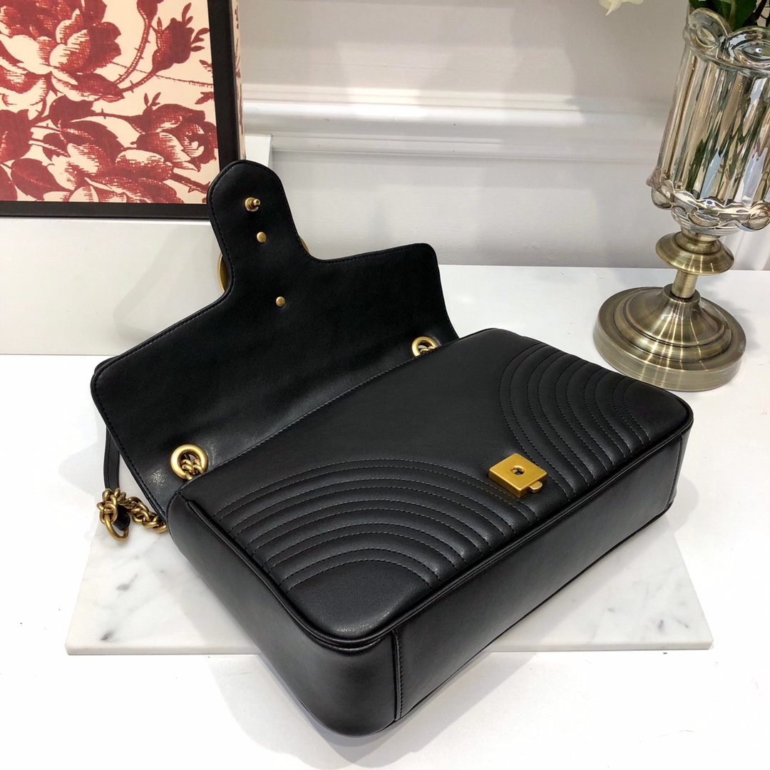 G*u*i gg marmont chain bag-31*19*7cm