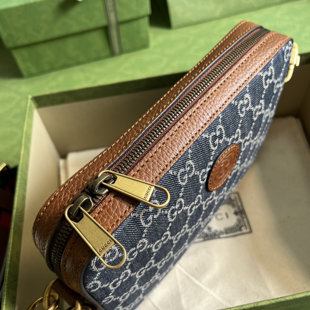 g*u*i vintage gg S*p*e-24.5x 16x 4.5cm