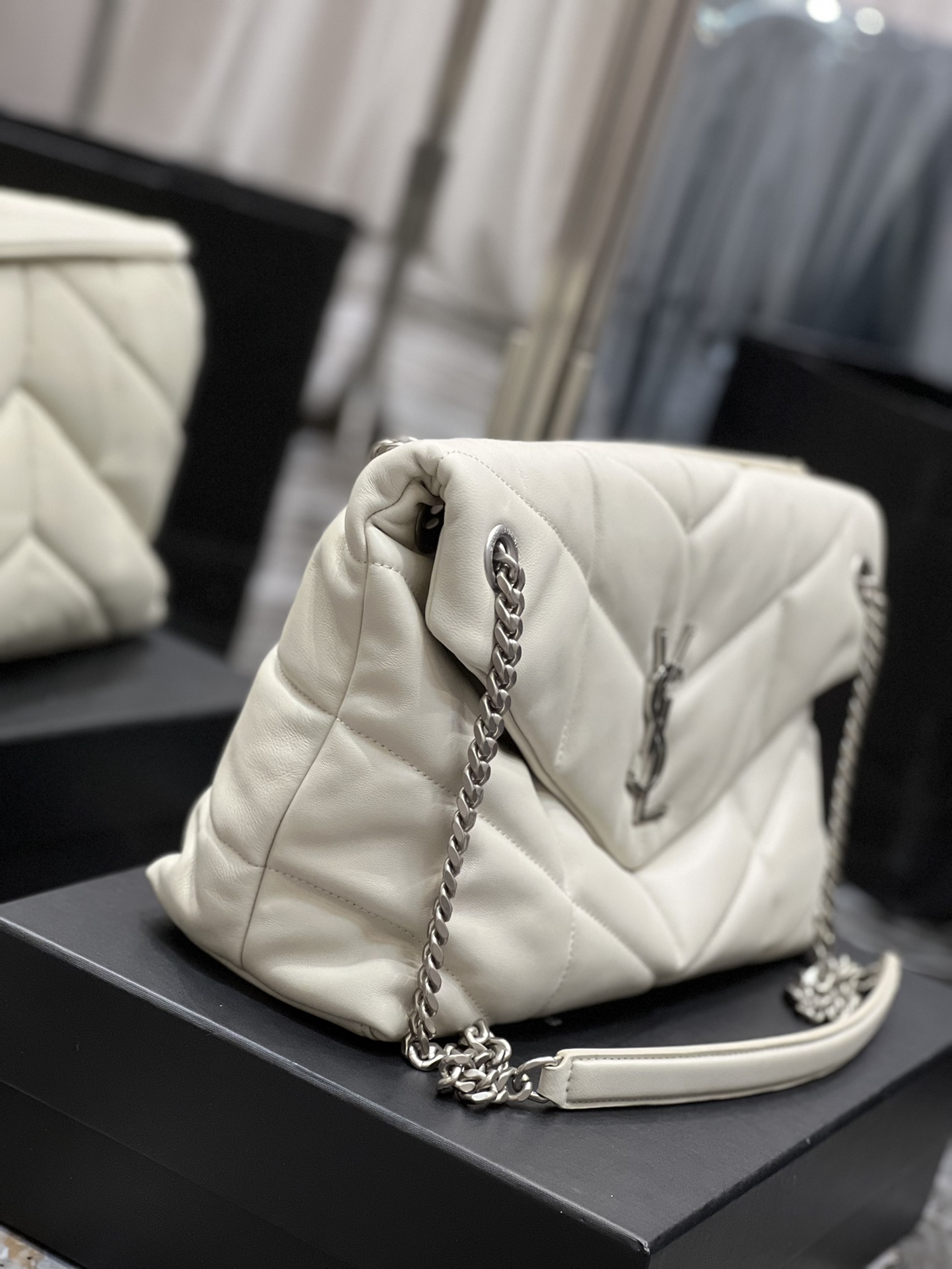 Y*L loulou puffer-lambskin leather
