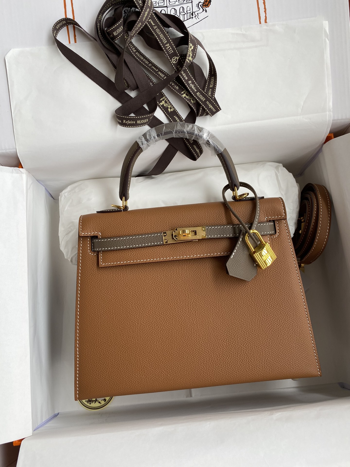 H**mes kelly-epsom leather-25cm