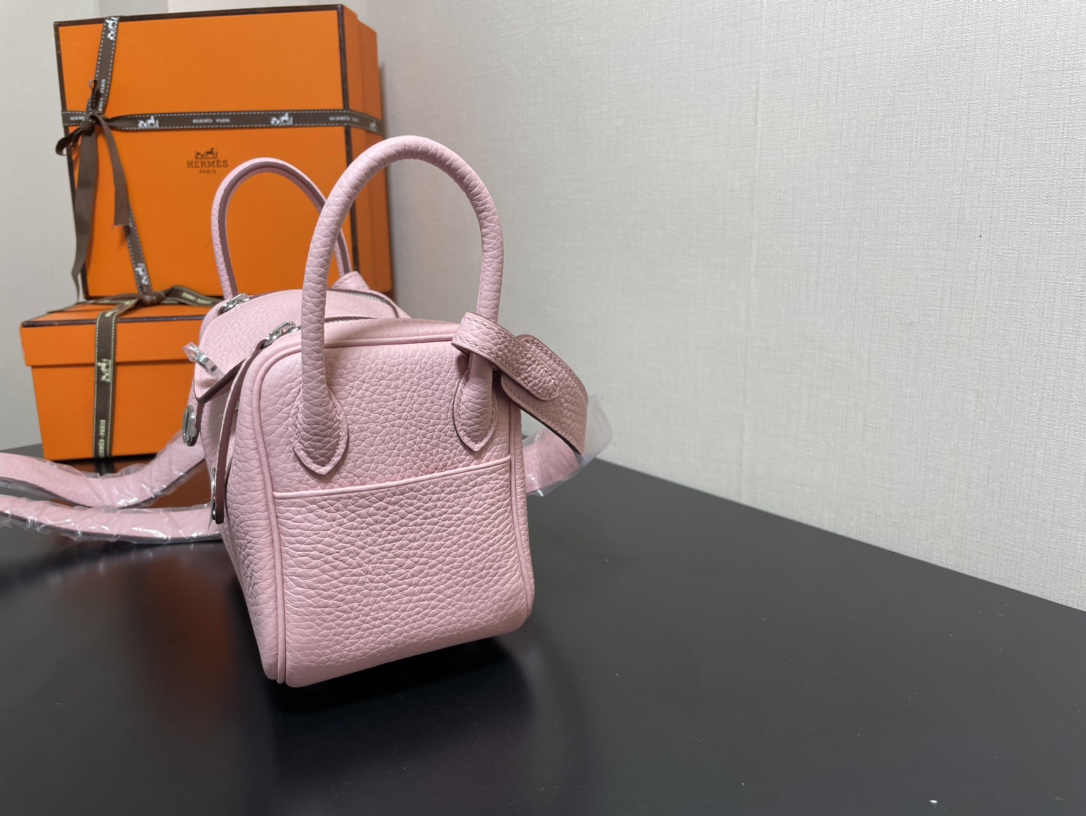 H**mes lindy 19-togo leather-19cm