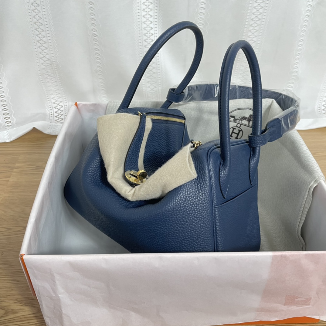 H**mes lindy-tc leather-26&30cm