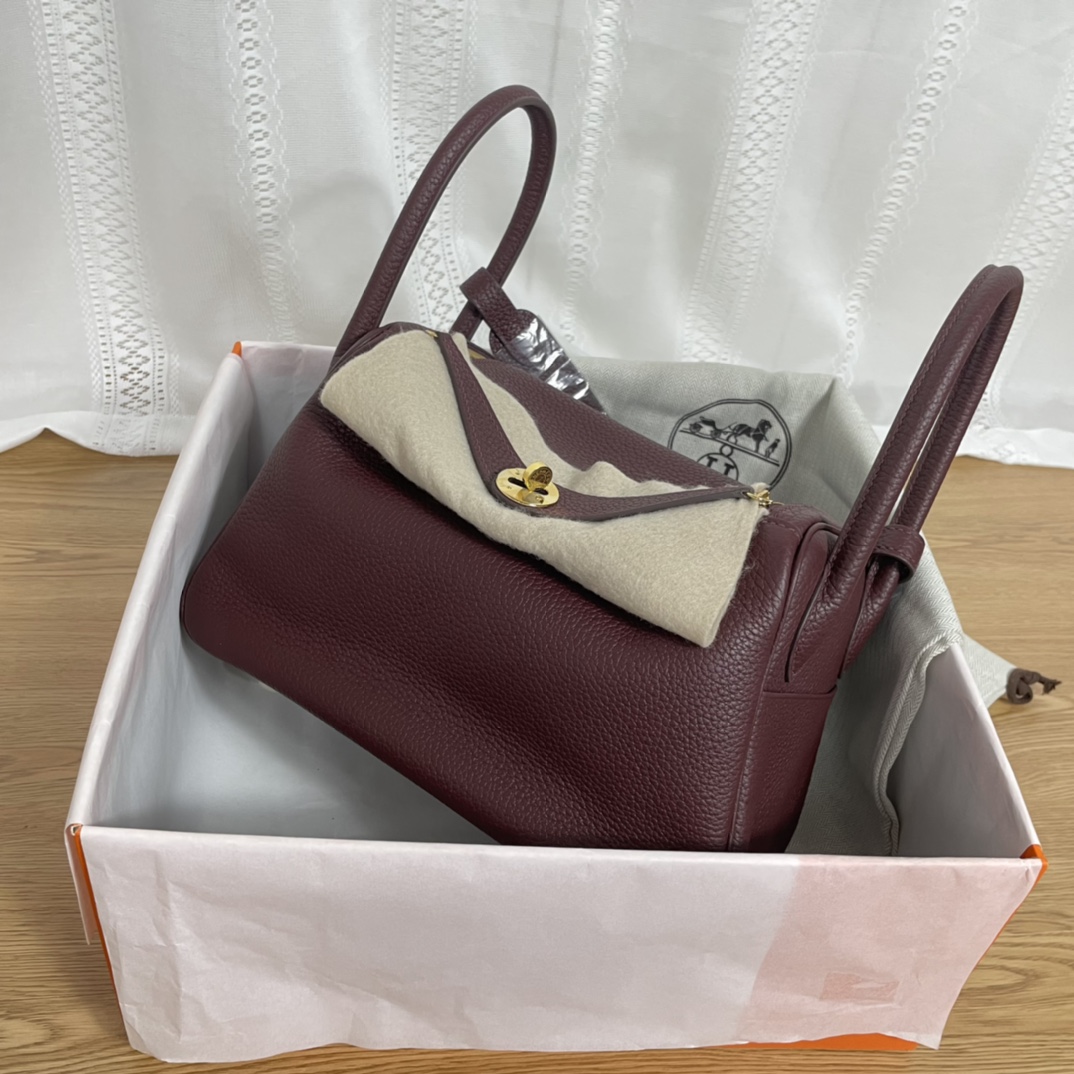 H**mes lindy-tc leather-26&30cm