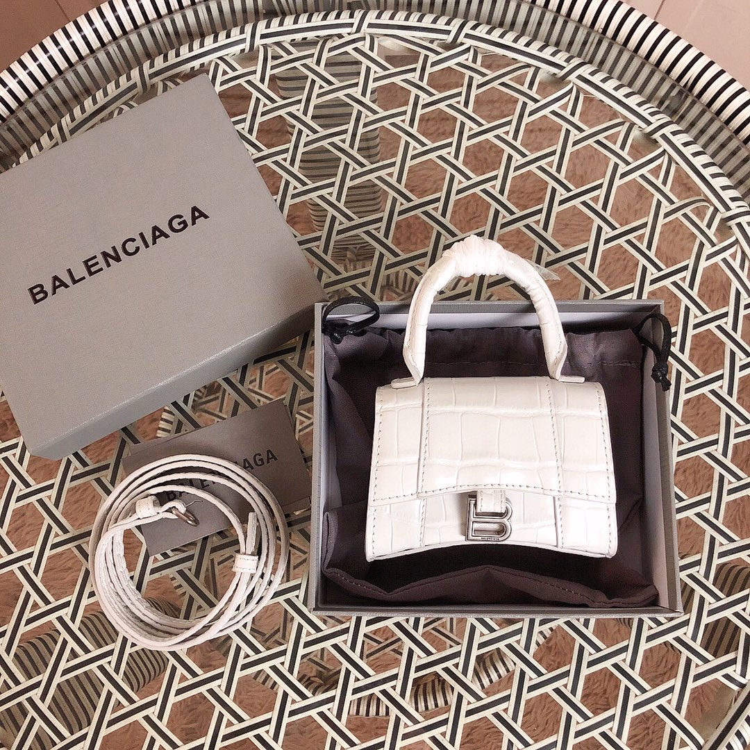 Ba*len*cia*ga mini hourglass-11.5*14*4.5cm