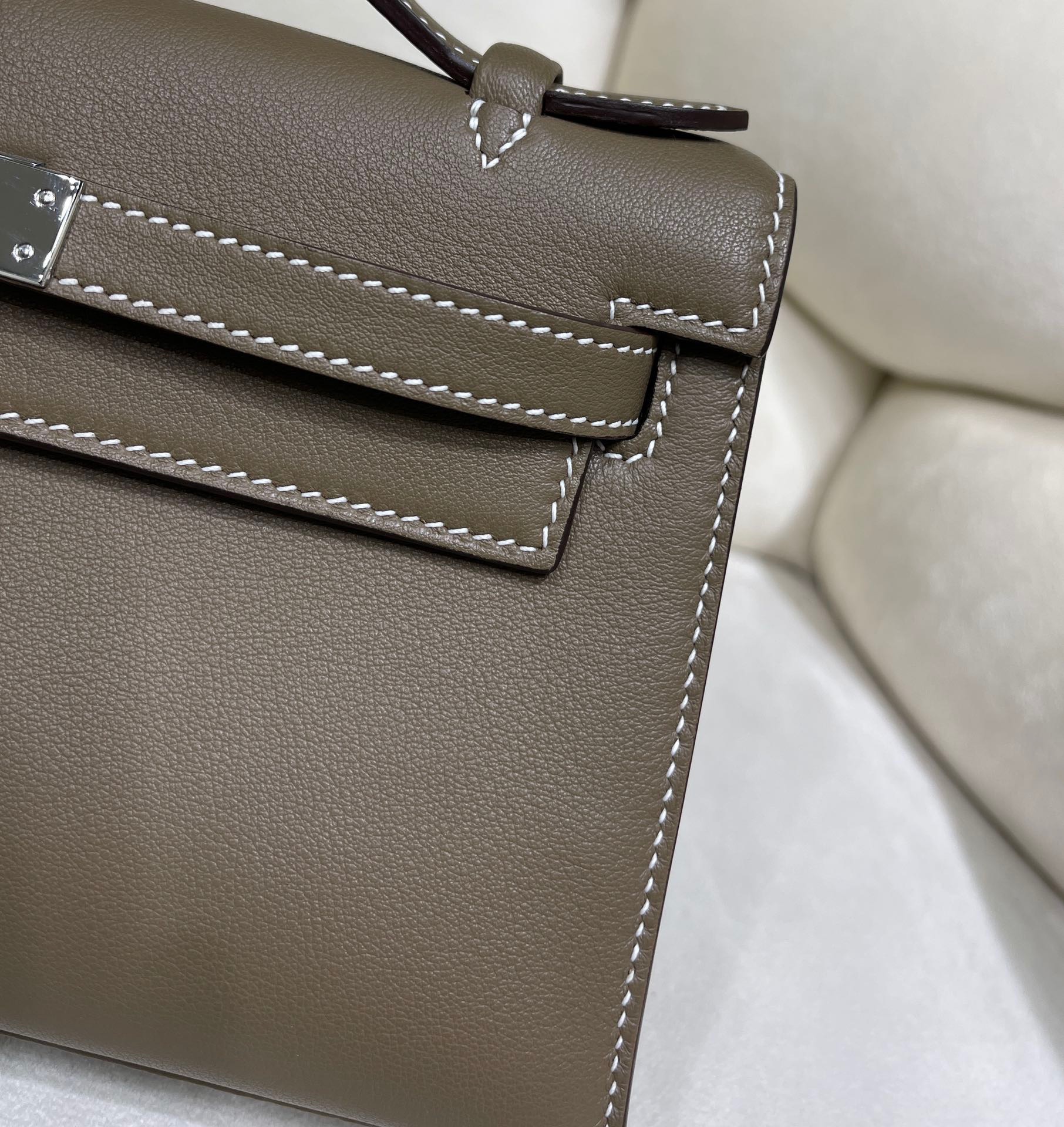 H**mes mini kelly pochette-epsom leather-22cm