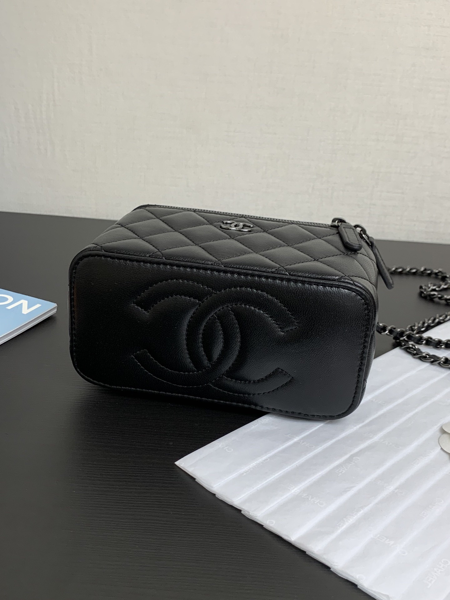 Ch@nel Cosmetic Bag-16*10*8CM