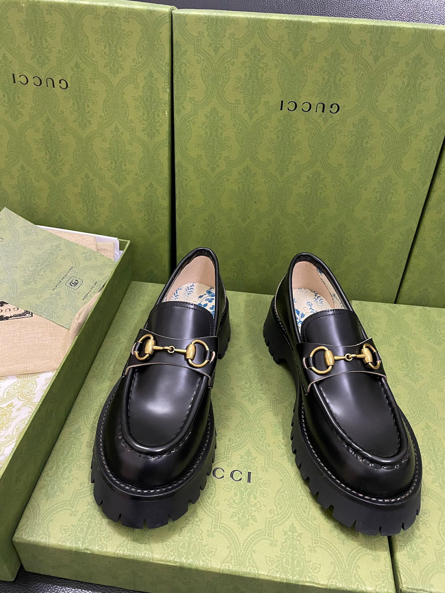 G*u*i loafers-4.5cm