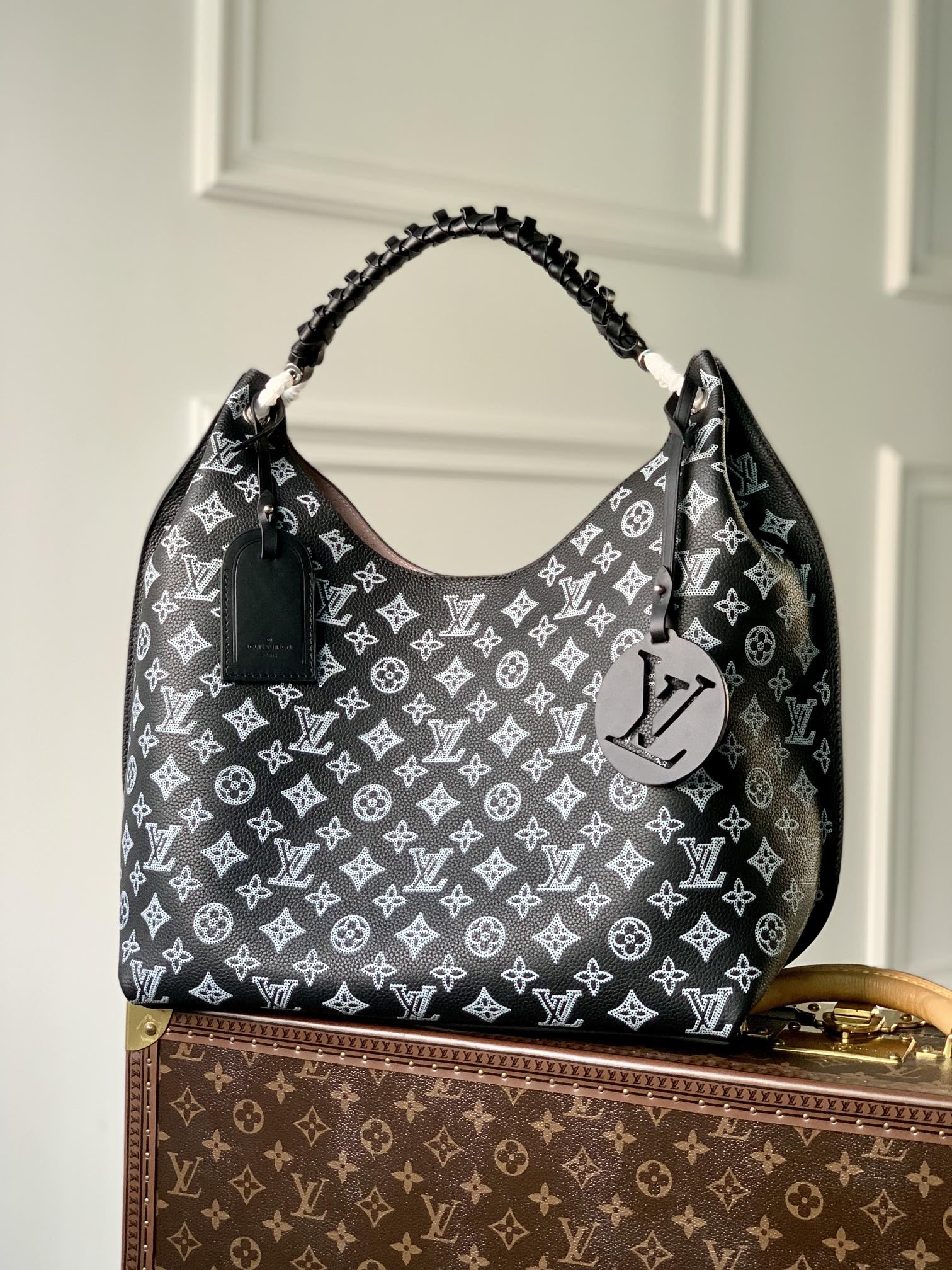 l0*is V*t0n carmel hobo bag-35*40*17cm