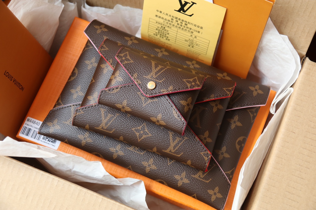 l0*is V*t0n pochette kirigami bag-15.5*11.5*0.5cm