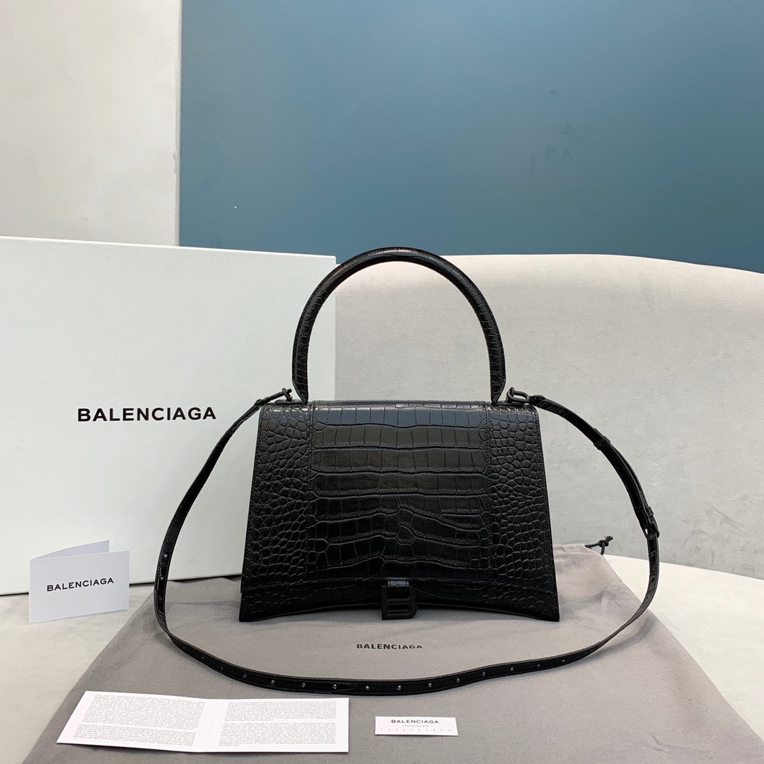 Ba*len*cia*ga hourglass bag-32x36x10cm